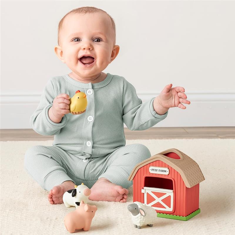 Itzy Ritzy - Spill And Fill Activity Toy Farm Friends - Image 2