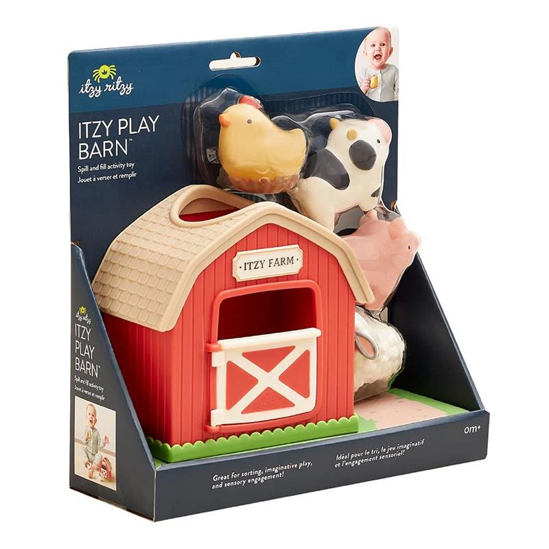 Itzy Ritzy - Spill And Fill Activity Toy Farm Friends - Image 9