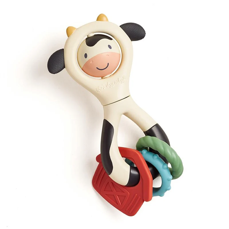 Itzy Ritzy - Spinner Rattle Cow