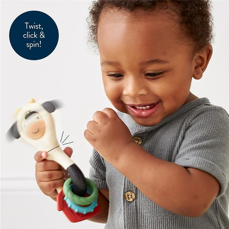 Itzy Ritzy - Spinner Rattle Cow - Image 3