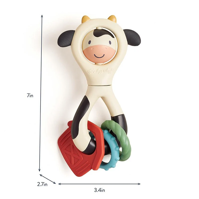 Itzy Ritzy - Spinner Rattle Cow - Image 6