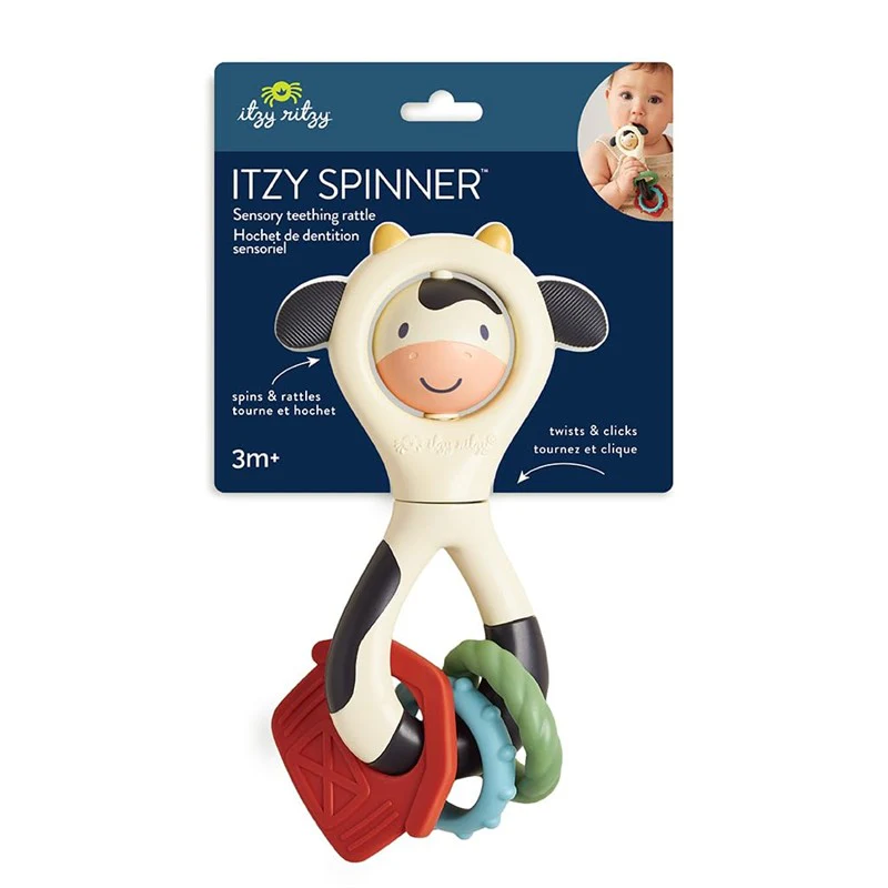 Itzy Ritzy - Spinner Rattle Cow - Image 7