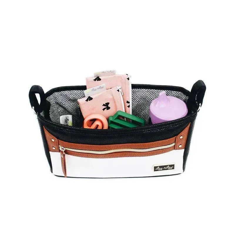 Itzy Ritzy - Stroller Caddy Coffee & Cream - Image 4