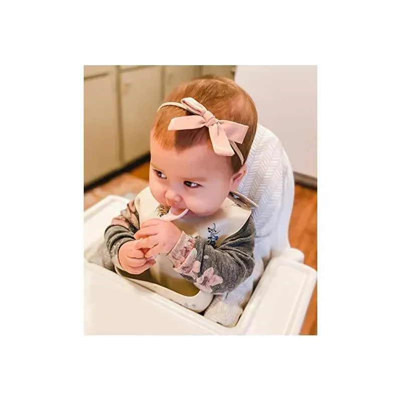 Itzy Ritzy Sweetir Spoons Sliicone Baby Utensild Set Pink - Image 5