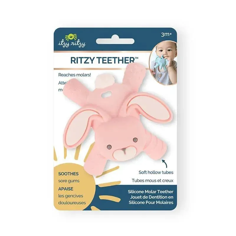 Itzy Ritzy - Teether™ Baby Molar Teether, Bunny - Image 4