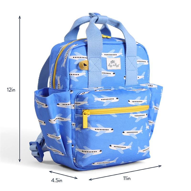 Itzy Ritzy Toddler Backpack, Airplane - Image 7