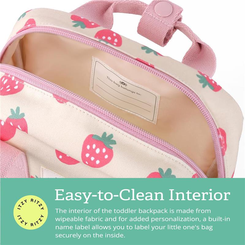 Itzy Ritzy Toddler Backpack Strawberry - Image 5