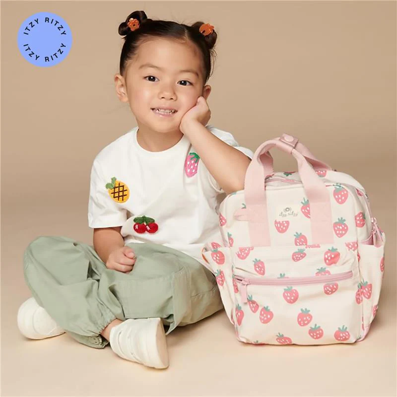 Itzy Ritzy Toddler Backpack Strawberry - Image 7