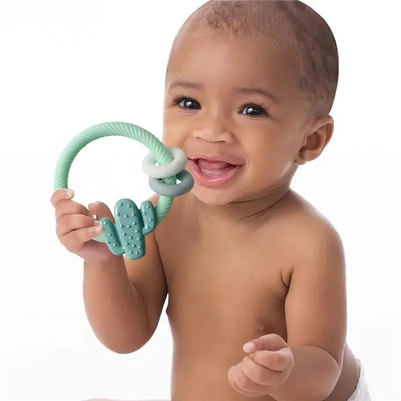 Itzy Ritzy With Teething Rings - Cactus - Image 3