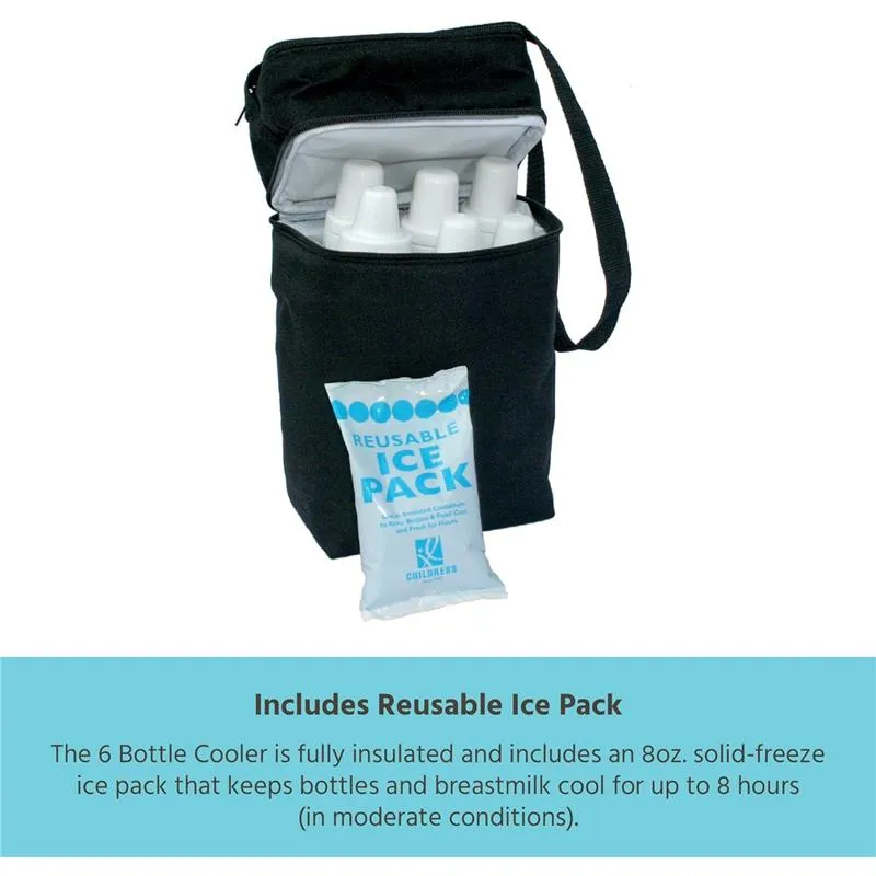 J.L. Childress - 6 Bottle Cooler, Insulated Breastmilk Cooler & Lunch Bag for Baby Food & Bottles - Image 3
