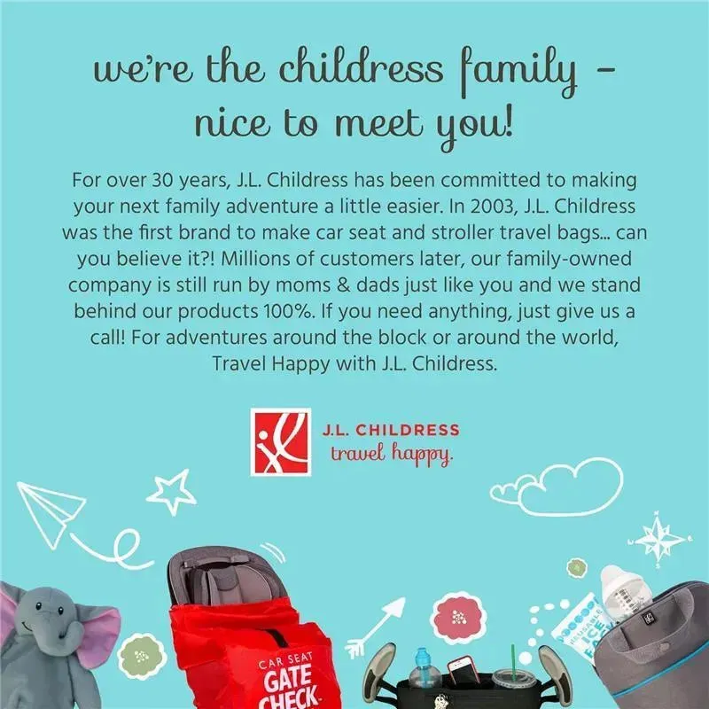 J.L. Childress - DELUXE Gate Check Bag for Strollers, Stroller Bag for Airplane - Image 6