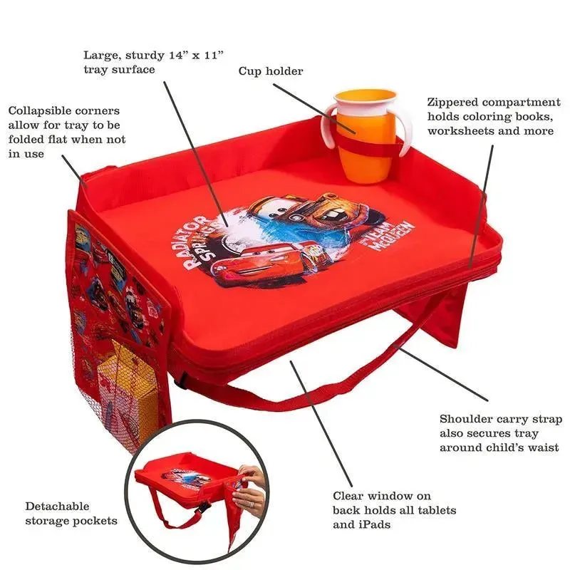 J.L. Childress - Disney Baby 3-in-1 Travel Tray & iPad Tablet Holder, Cars - Image 5