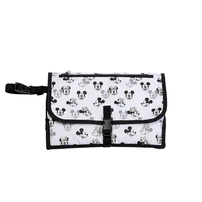 J.L. Childress - Disney Baby Portable Diaper Changing Station, Mickey Minnie Ivory