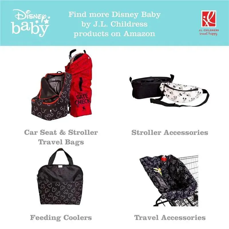 J.L. Childress - Disney Baby Portable Diaper Changing Station, Mickey Minnie Ivory - Image 2