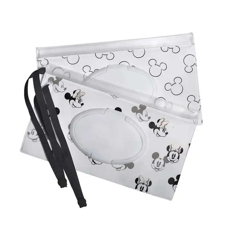 J.L. Childress - Disney Baby Reusable Wet Wipes Case, 2-Pack, Mickey and Minnie Mouse - Image 4
