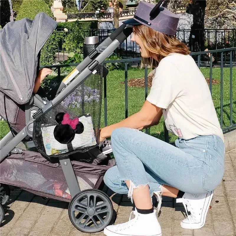 J.L. Childress - Disney Baby Side Sling Stroller Cargo Net, Stroller Organizer & Storage, Minnie Mouse - Image 3