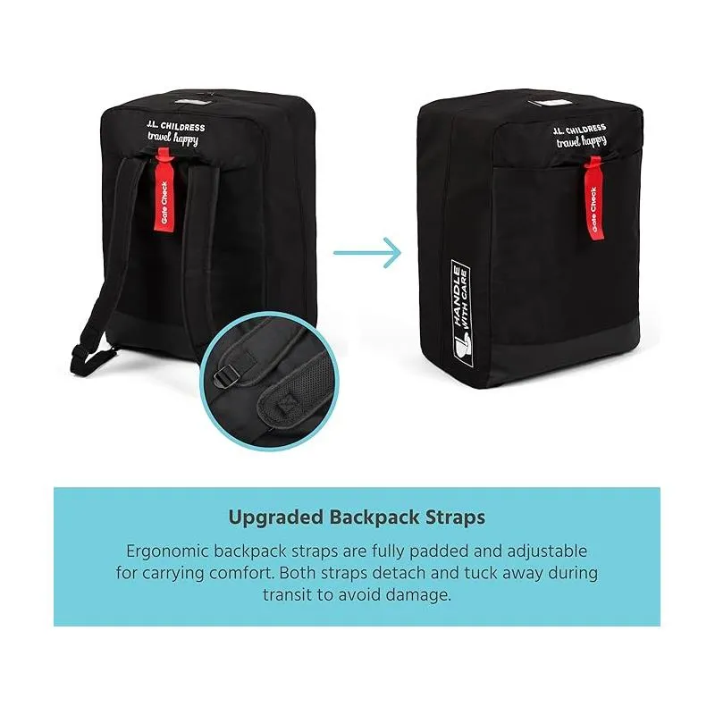 J.L. Childress - Elite Travel Bag For Doona, Padded, Black - Image 3
