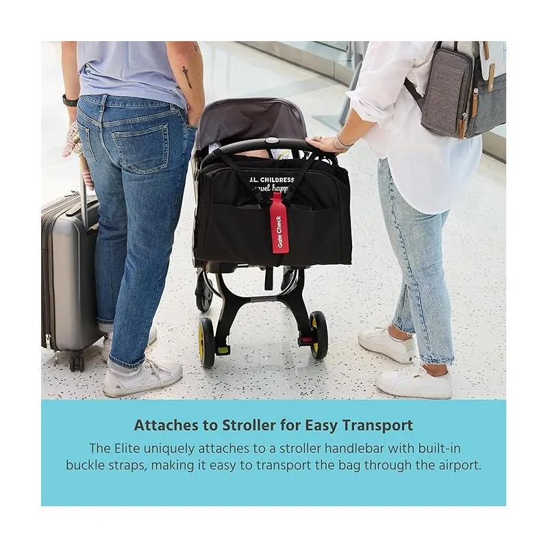 J.L. Childress - Elite Travel Bag For Doona, Padded, Black - Image 4