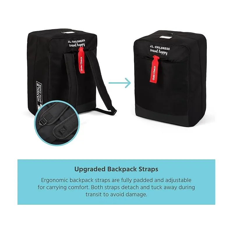 J.L. Childress - Elite Travel Bag For Doona, Unpadded, Black - Image 3