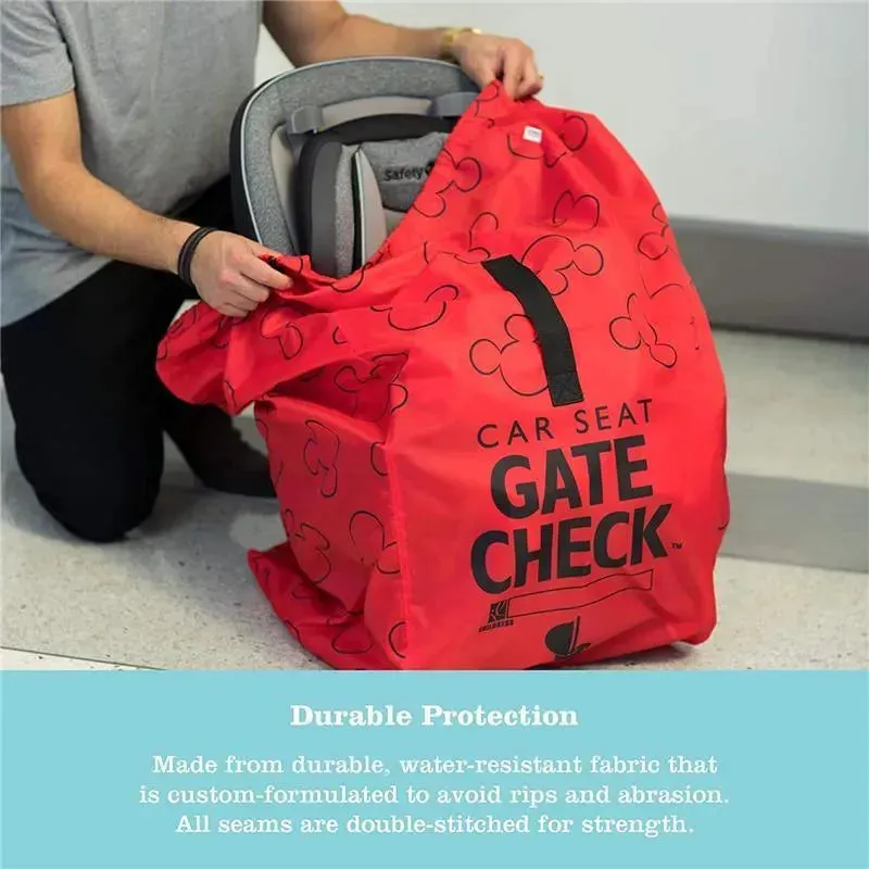 J.L. Childress - Gate Check Bag For Car Seats, Mickey Red - Image 3