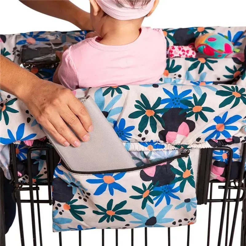 J.L. Childress - Shopping Cart & High Chair Cover for Baby to Toddler, Minnie Floral - Image 4