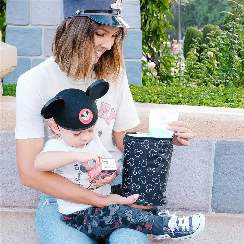 J.L. Childress - Disney Twocool Double Bottle Cooler with ice pack, Mickey Black - Image 4