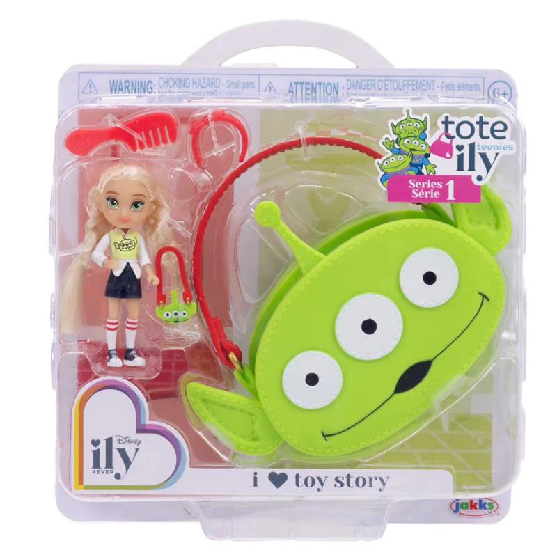 Jakks - Disney Ily Tote-ILY-Teenies 2.25 inch Tall Aliens/Toy Story Inspired Doll with Matching Purse - Image 2