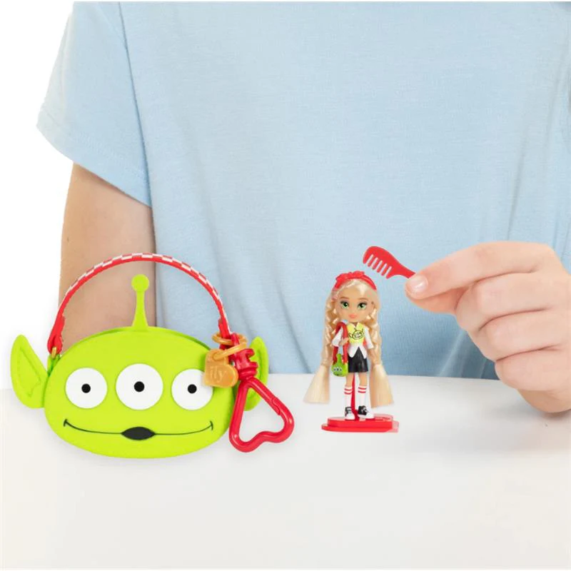 Jakks - Disney Ily Tote-ILY-Teenies 2.25 inch Tall Aliens/Toy Story Inspired Doll with Matching Purse - Image 3