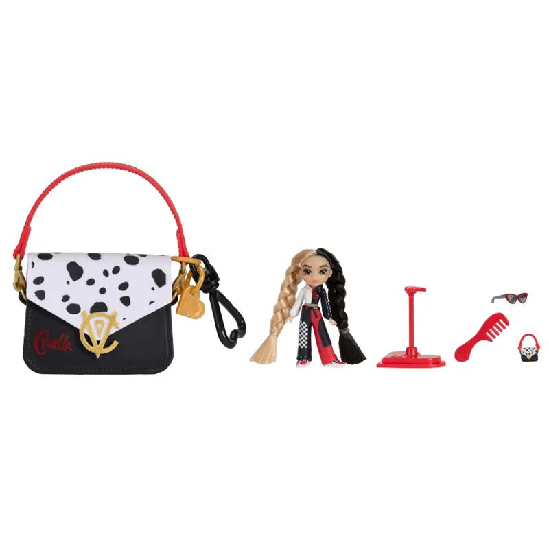 Jakks - Disney Ily Tote-ILY-Teenies 2.25 inch Tall Cruella Inspired Doll with Matching Purse - Image 3