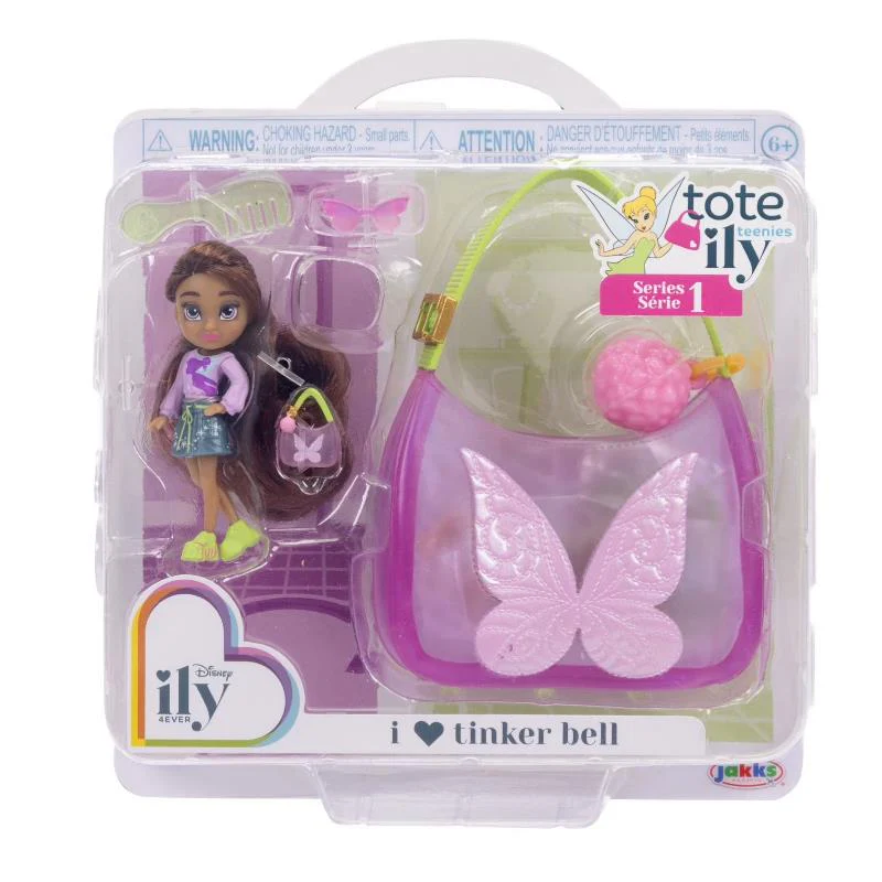 Jakks - Disney Ily Tote-ILY-Teenies 2.25 inch Tall Tinker Bell Inspired Doll with Matching Purse - Image 3