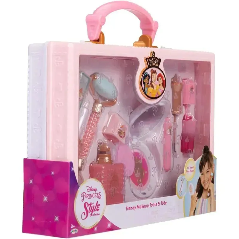 Jakks - Disney Princess Style Collection Girls Trendy Makeup Tote Bag - Image 5