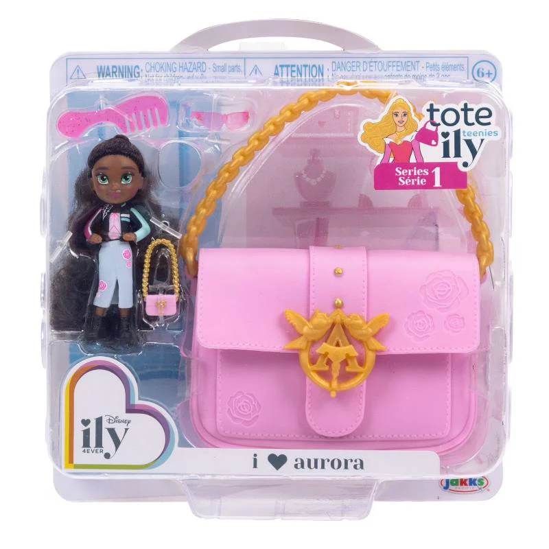 Jakks - Disney Tote-ILY-Teenies 2.25 inch Tall Aurora Inspired Doll with Matching Purse - Image 2