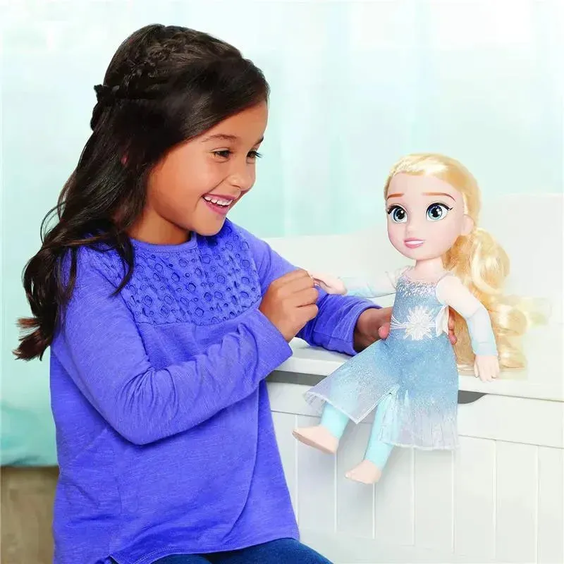 Jakks - Frozen Disney 2 Elsa Doll Articulated, Dark Sea Elsa - Image 8