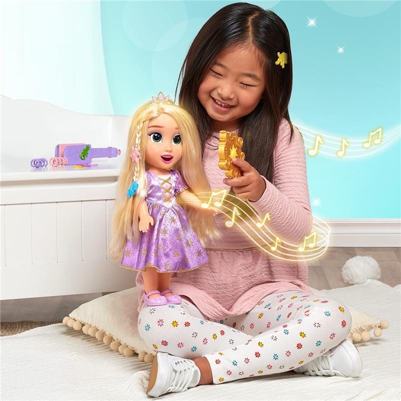 Jakks - Magic In Motion Hair Glow Rapunzel Doll - Image 4