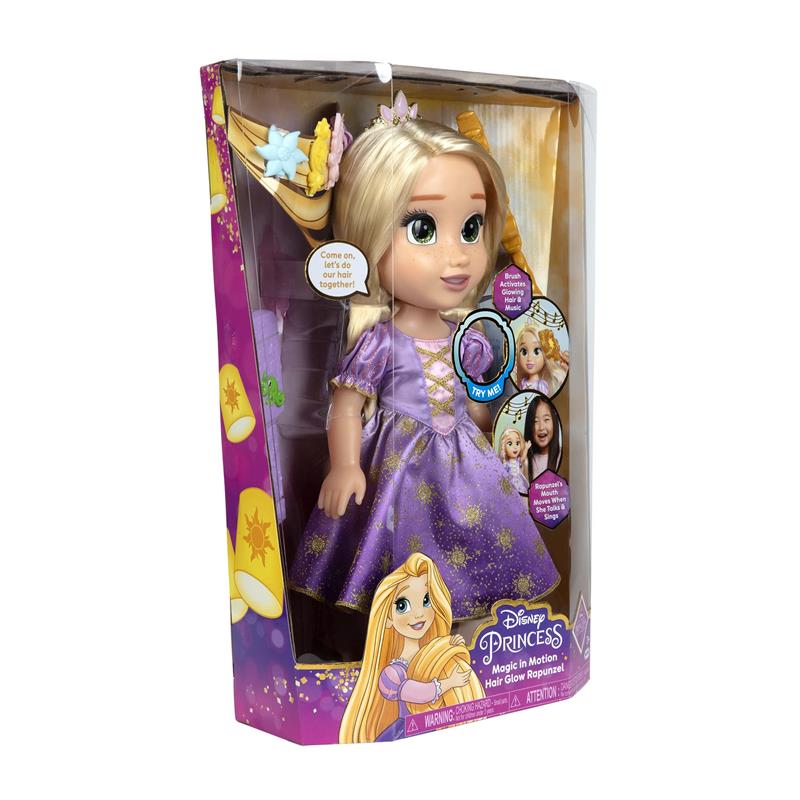 Jakks - Magic In Motion Hair Glow Rapunzel Doll - Image 8