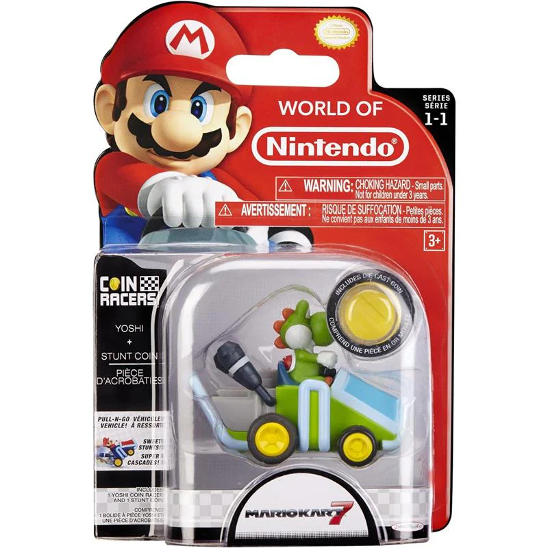 Jakks - Nintendo Super Mario Coin Racers Wave 1, Yoshi - Image 2
