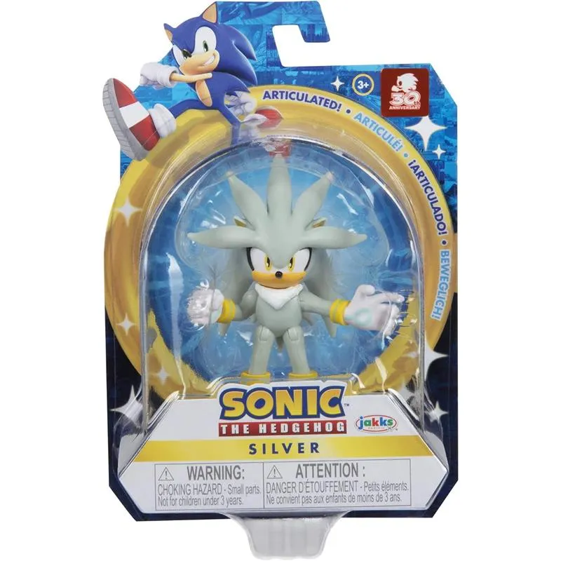 Jakks - Sonic 2.5In Figures Silver - Image 7