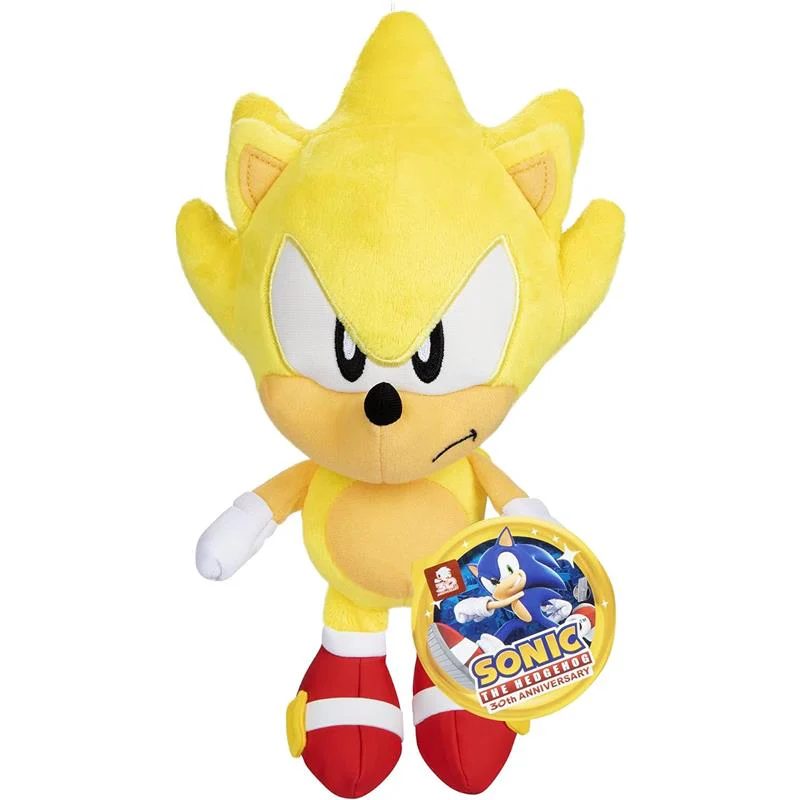 Jakks - Sonic 3 Movie Basic Plush Knuckles, Super Sonic - Image 6