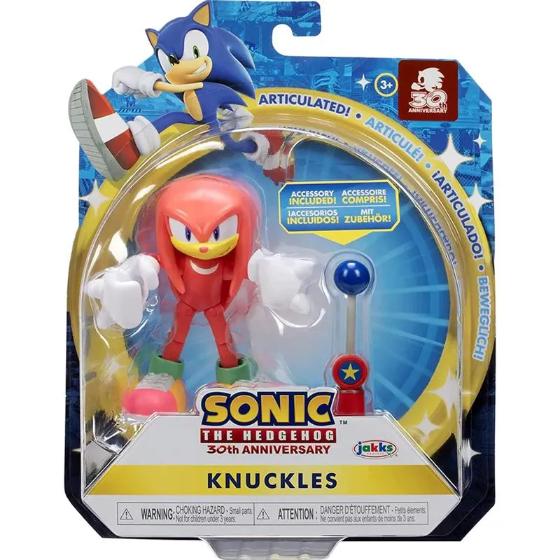 Jakks - Sonic 4In Articulated Figure Knucles With Accessory Wave 6 - Image 2
