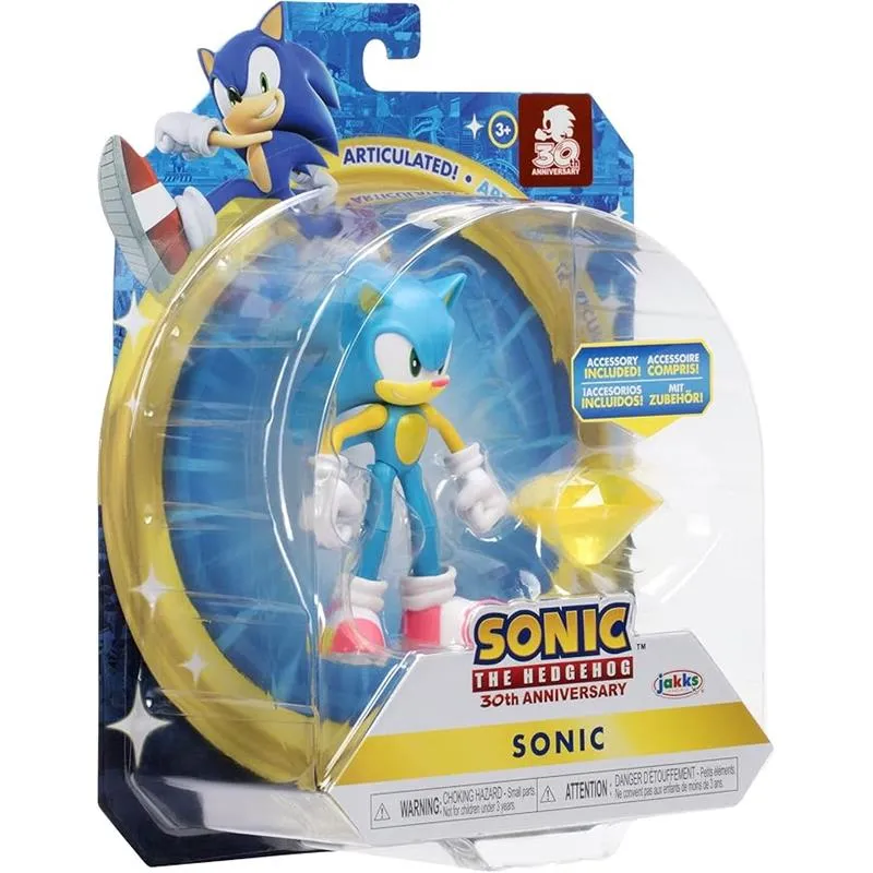 Jakks - Sonic 4In Articulated Figure Sonic With Accessory Wave 6 - Image 2