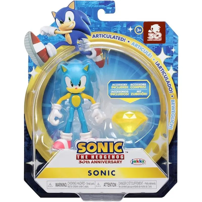 Jakks - Sonic 4In Articulated Figure Sonic With Accessory Wave 6 - Image 3