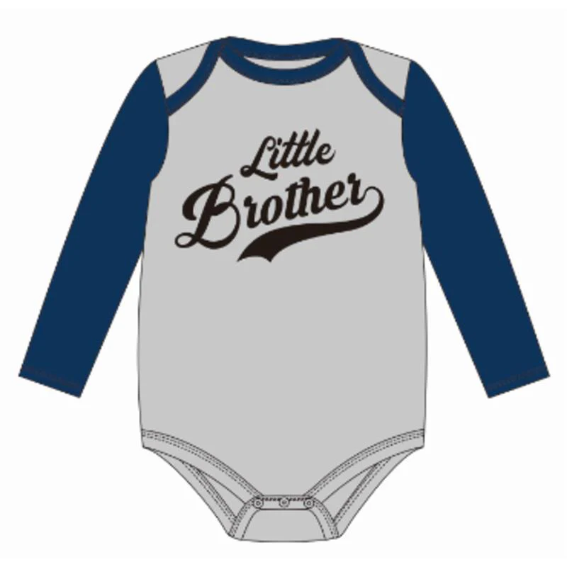 Jane Marie Baby Little Brother Long Sleeve Onesie