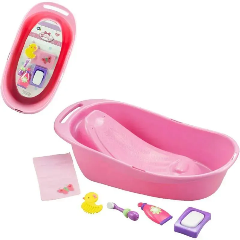 JC Toys - Baby Doll Newborn Realistic Bath, Fits Dolls up to 16, Ages 2+ - Image 5