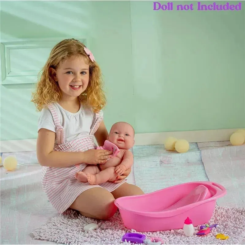 JC Toys - Baby Doll Newborn Realistic Bath, Fits Dolls up to 16, Ages 2+ - Image 7