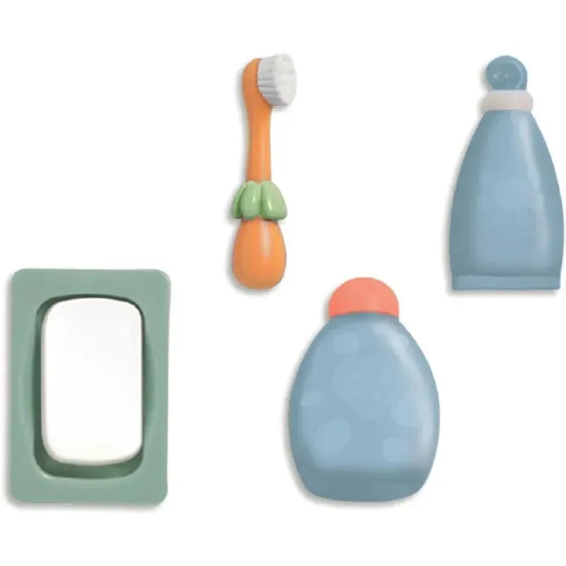 JC Toys - Baby Doll Real Working Bath Set, Ages 2+, Earth Tone Colors - Image 2