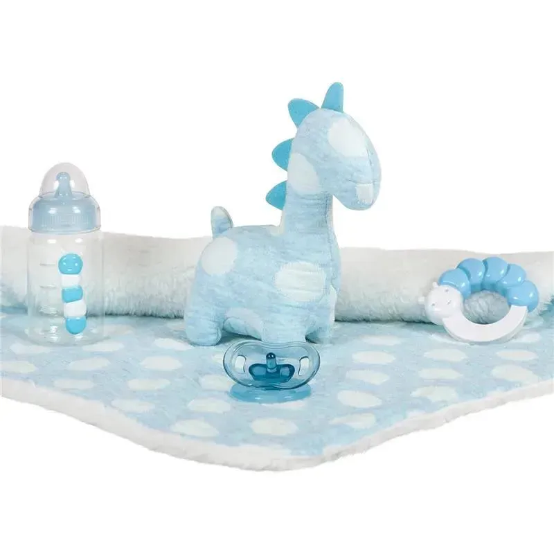 JC Toys - La Newborn All-Vinyl-Anatomically Correct Real Boy 15, Designed by Berenguer, Blue with Dots - Image 8