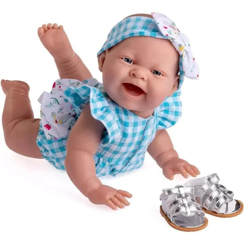 JC Toys - Lola on The go, 14” Realistic All Vinyl Posable Play Doll by Berenguer Boutique - Image 3