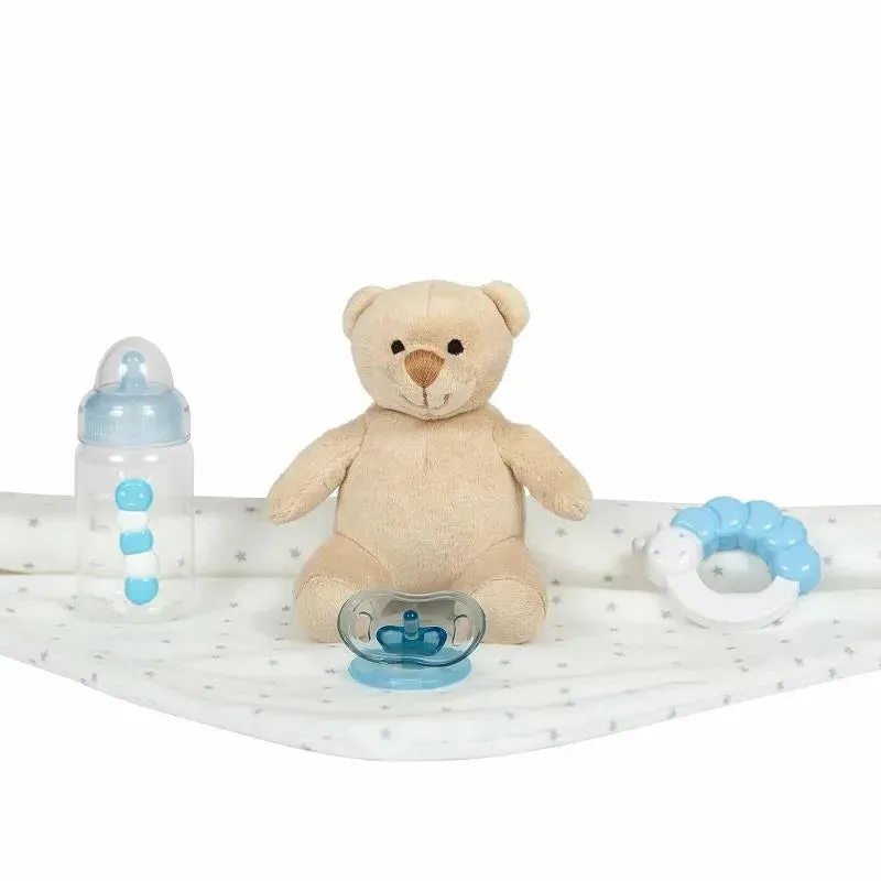 JC Toys Real Boy Baby Doll W/Baby Doll Accessories 9pc - Image 6