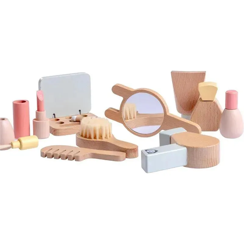 JC Toys - Real Wood 10 Piece Personal Care-Make Up Set, Parfait Collection, Ages 3+, Twiggly Toys - Image 6