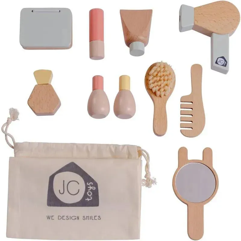 JC Toys - Real Wood 10 Piece Personal Care-Make Up Set, Parfait Collection, Ages 3+, Twiggly Toys - Image 7